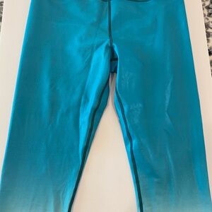 ZYIA Turquoise‎ Ombré Leggings size 12